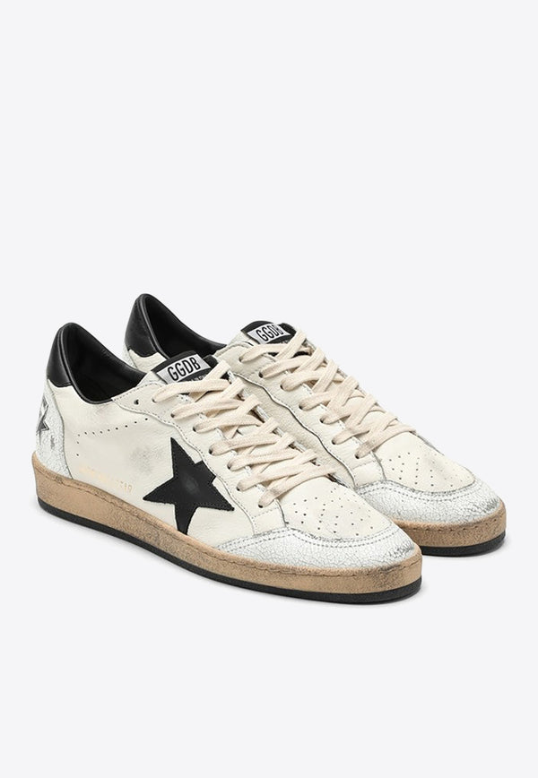 Golden Goose DB Ball Star Leather Low-Top Sneakers White GMF00117F003771/N_GOLDE-10283