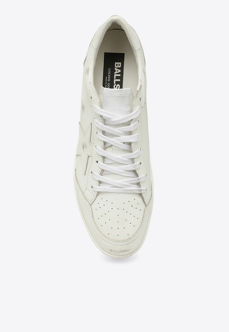 Golden Goose DB Ball Star Leather Low-Top Sneakers White GMF00117F004170/P_GOLDE-10100