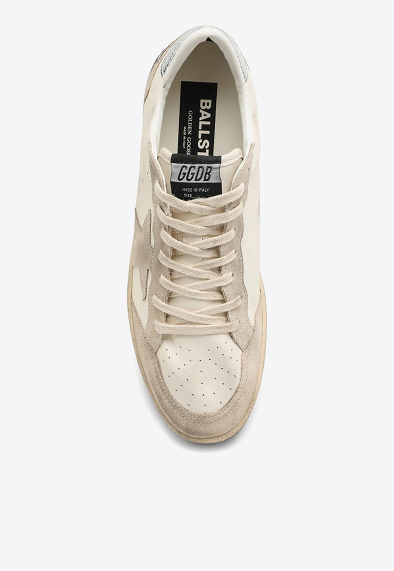 Golden Goose DB Ball Star Low-Top Vintage Sneakers White GMF00117F005406/O_GOLDE-11698