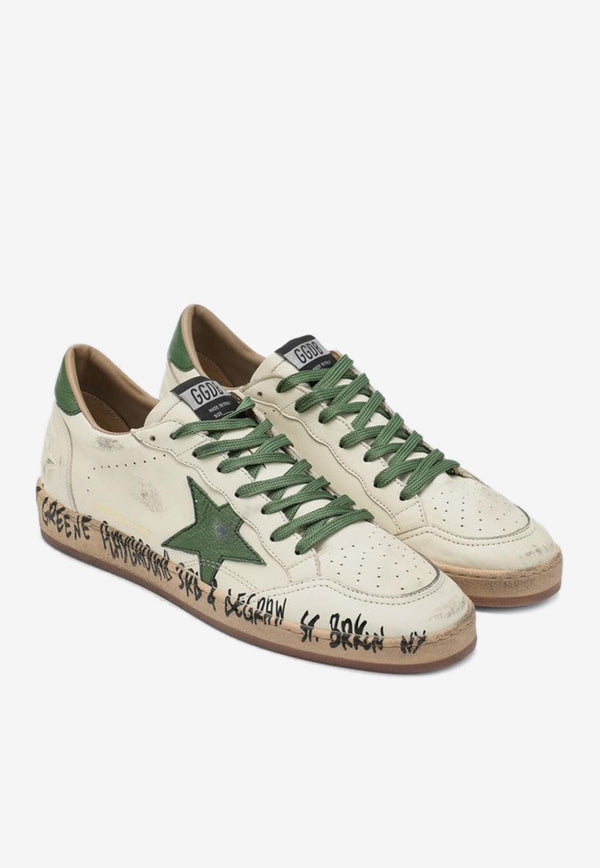 Golden Goose DB Ball-Star Low-Top Sneakers White GMF00117F007497/R_GOLDE-10502