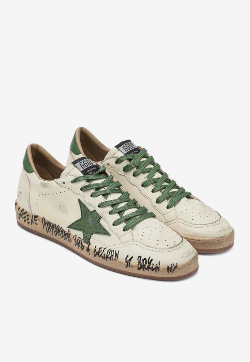 Golden Goose DB Ball-Star Low-Top Sneakers White GMF00117F007497/R_GOLDE-10502