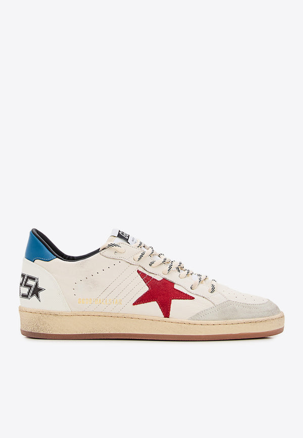 Golden Goose DB Ball Star Low-Top Sneakers GMF00117.F005403.11716RED MULTI