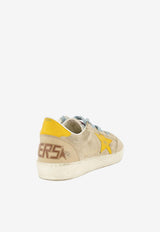 Golden Goose DB Ball Star Suede Low-Top Sneakers Beige GMF00117.F007495.15778_TAUPE