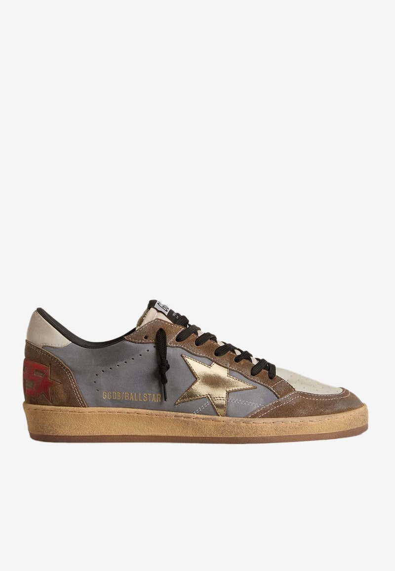 Golden Goose DB Ball Star Suede Low-Top Sneakers Multicolor GMF00117.F007496.50933_BLUE MULTI