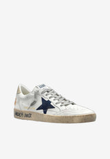 Golden Goose DB Ball Star Leather Low-Top Sneakers White GMF00117.F007571.11660_WHITE MULT