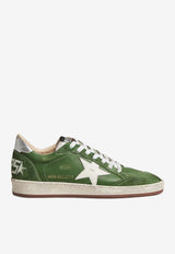 Golden Goose DB Ball Star Leather Low-Top Sneakers Green GMF00117.F007573.35837_GREEN MULT