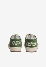 Golden Goose DB Ball Star Leather Low-Top Sneakers Green GMF00117.F007573.35837_GREEN MULT
