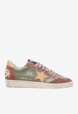 Golden Goose DB Ball Star Distressed Low-Top Sneakers Multicolor GMF00117.F008160.83256_GREEN MULT