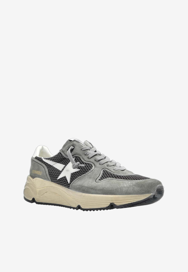 Golden Goose DB Running Suede Low-Top Sneakers Green GMF00126.F007576.35933_GREEN MULT
