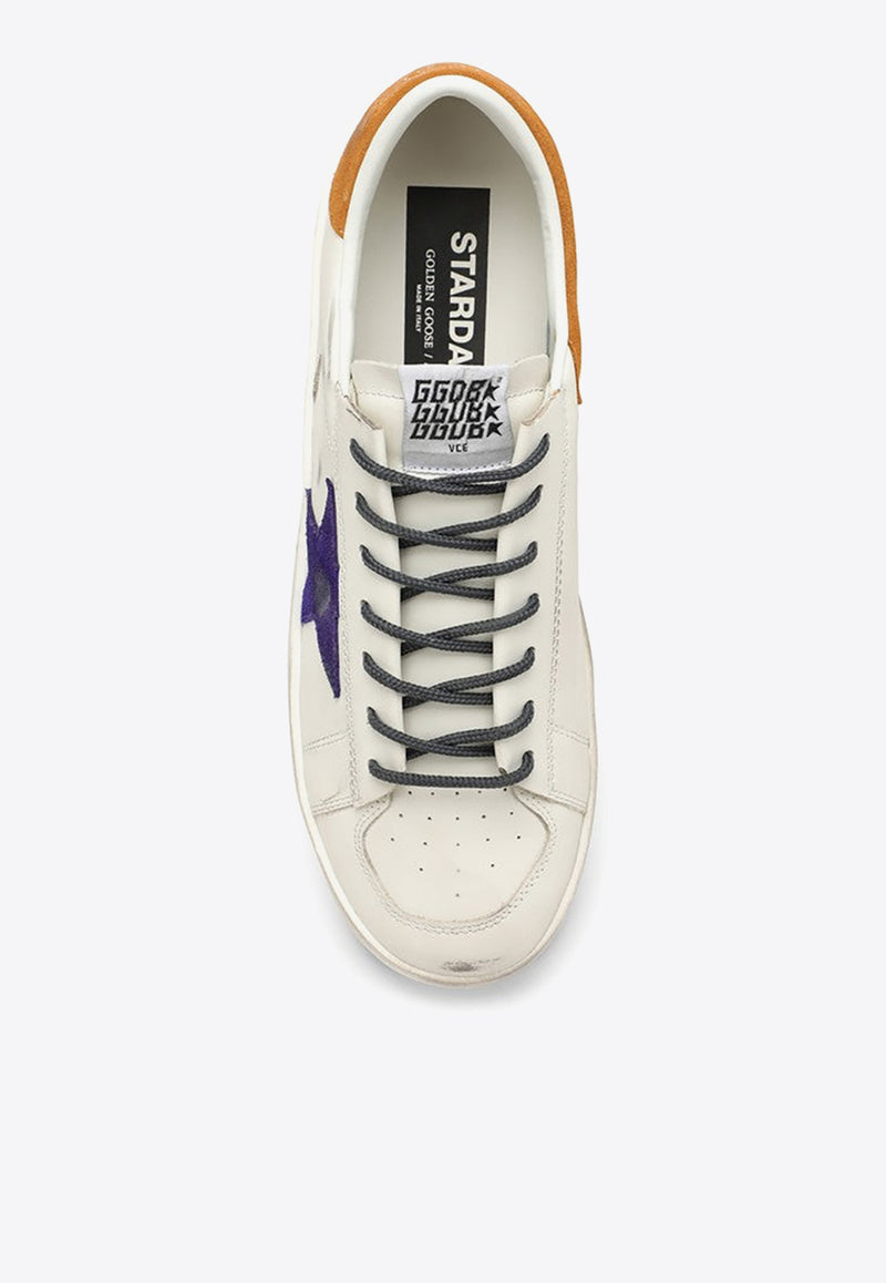 Golden Goose DB Stardan Low-Top Leather Sneakers White GMF00128F005543/O_GOLDE-82557