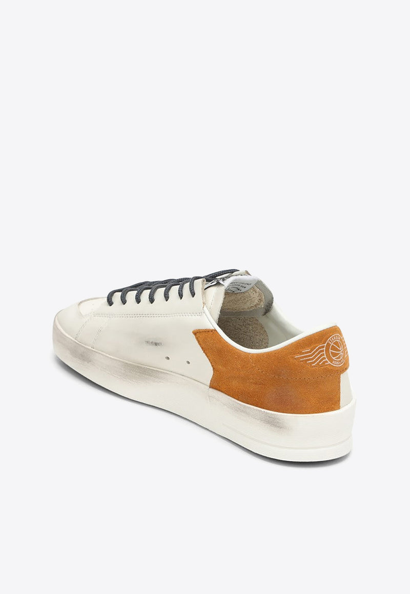 Golden Goose DB Stardan Low-Top Leather Sneakers White GMF00128F005543/O_GOLDE-82557
