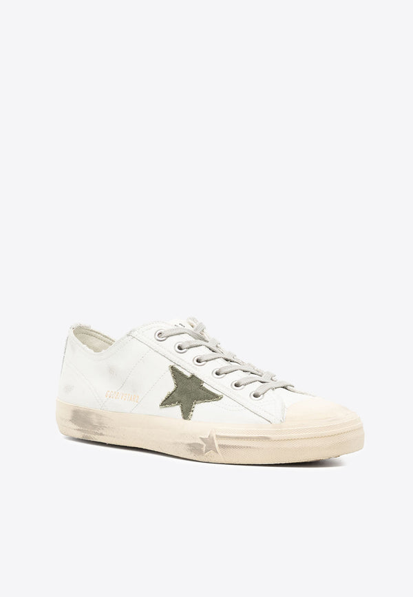 Golden Goose DB V-Star Low-Top Leather Sneakers GMF00129.F005295.10502WHITE MULTI