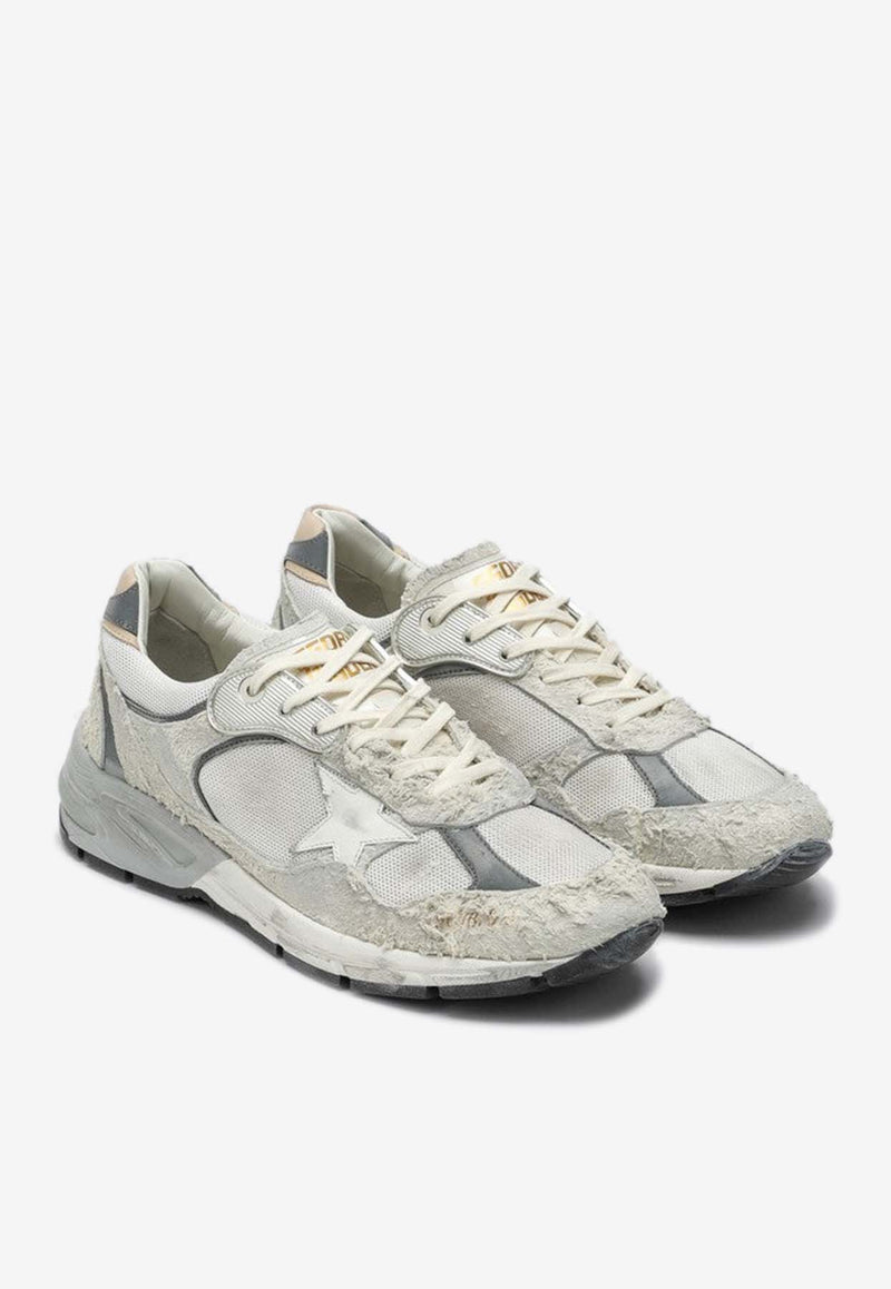 Golden Goose DB Dad-Star Distressed Low-Top Sneakers  White GMF00199F002156/P_GOLDE-80185