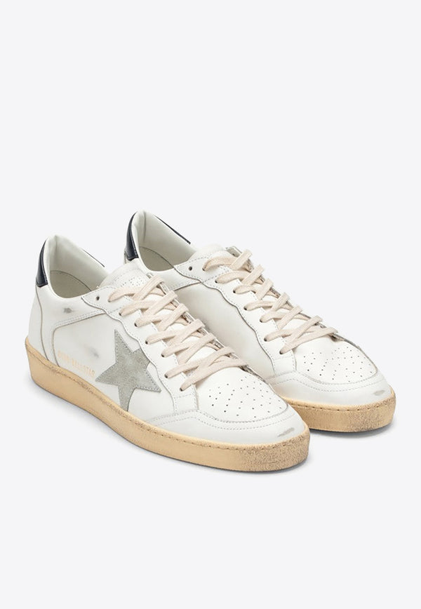 Golden Goose DB Ball Star Low-Top Vintage Sneakers White GMF00327F004603/O_GOLDE-10270