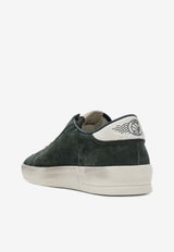 Golden Goose DB Stardan Suede Leather Sneakers Dark Green GMF00333.F008104.35954_GREEN MULT