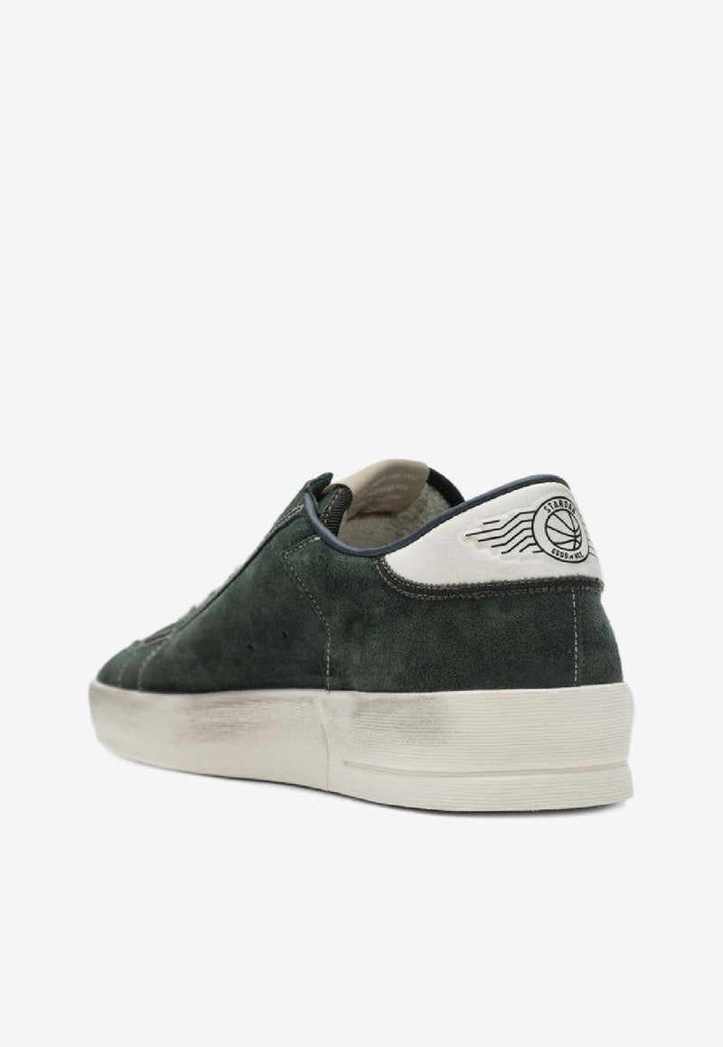 Golden Goose DB Stardan Leather Low-Top Sneakers Green GMF00333F008104/S_GOLDE-35954