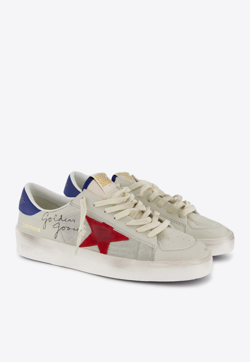 Golden Goose DB Ball Star Leather Low-Top Sneakers White GMF00333.F006177.10317WHITE MULTI