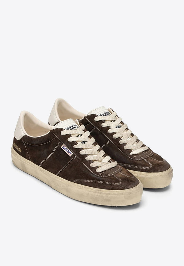 Golden Goose DB Soul Star Low-Top Suede Sneakers Brown GMF00464F005047/O_GOLDE-55567