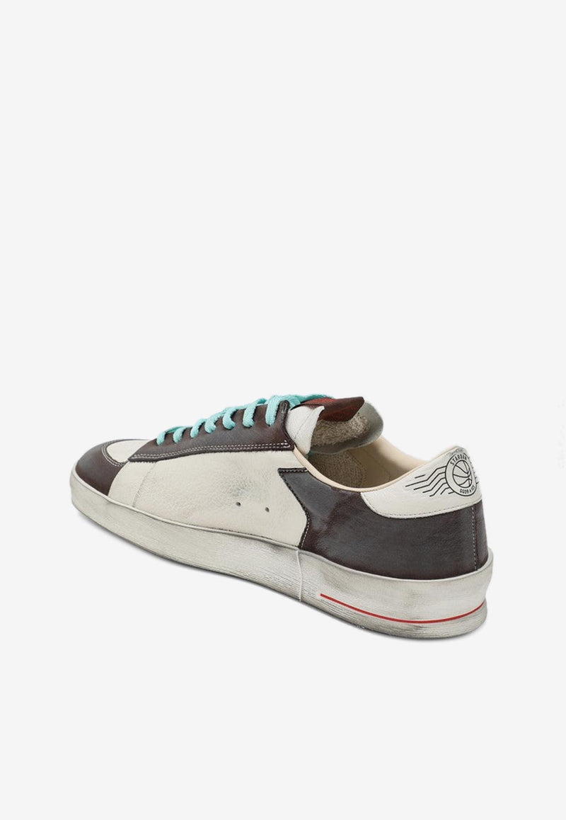 Golden Goose DB Stardan Leather Low-Top Sneakers Multicolor GMF00667F007554/R_GOLDE-12200