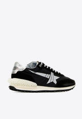 Golden Goose DB Marathon Nylon and Suede Sneakers Black GMF00684.F005675.90179BLACK