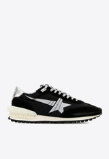 Golden Goose DB Marathon Nylon and Suede Sneakers Black GMF00684.F005675.90179BLACK