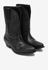 Golden Goose DB Wish Star Vintage Leather Boots Black GMF00784F006310/R_GOLDE-90100