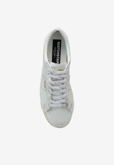 Golden Goose DB Matchstar Low-Top Leather Sneakers White GMF00796F006367/P_GOLDE-10100