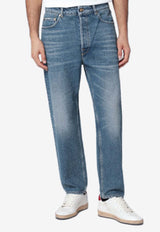 Golden Goose DB Washed Straight-Leg Jeans  Blue GMP00596P000621/S_GOLDE-50100