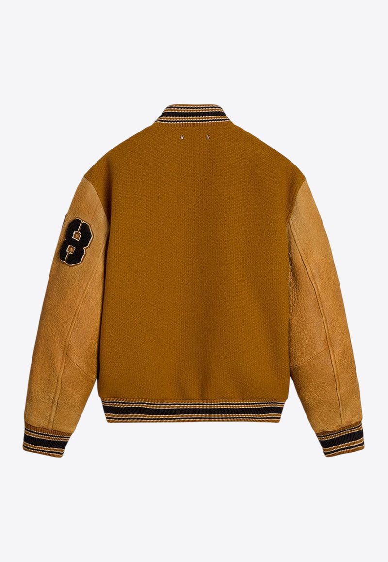 Golden Goose DB Aleandro Bomber Jacket Brown GMP00834P00216755175_WOOD THRUSH_29857208