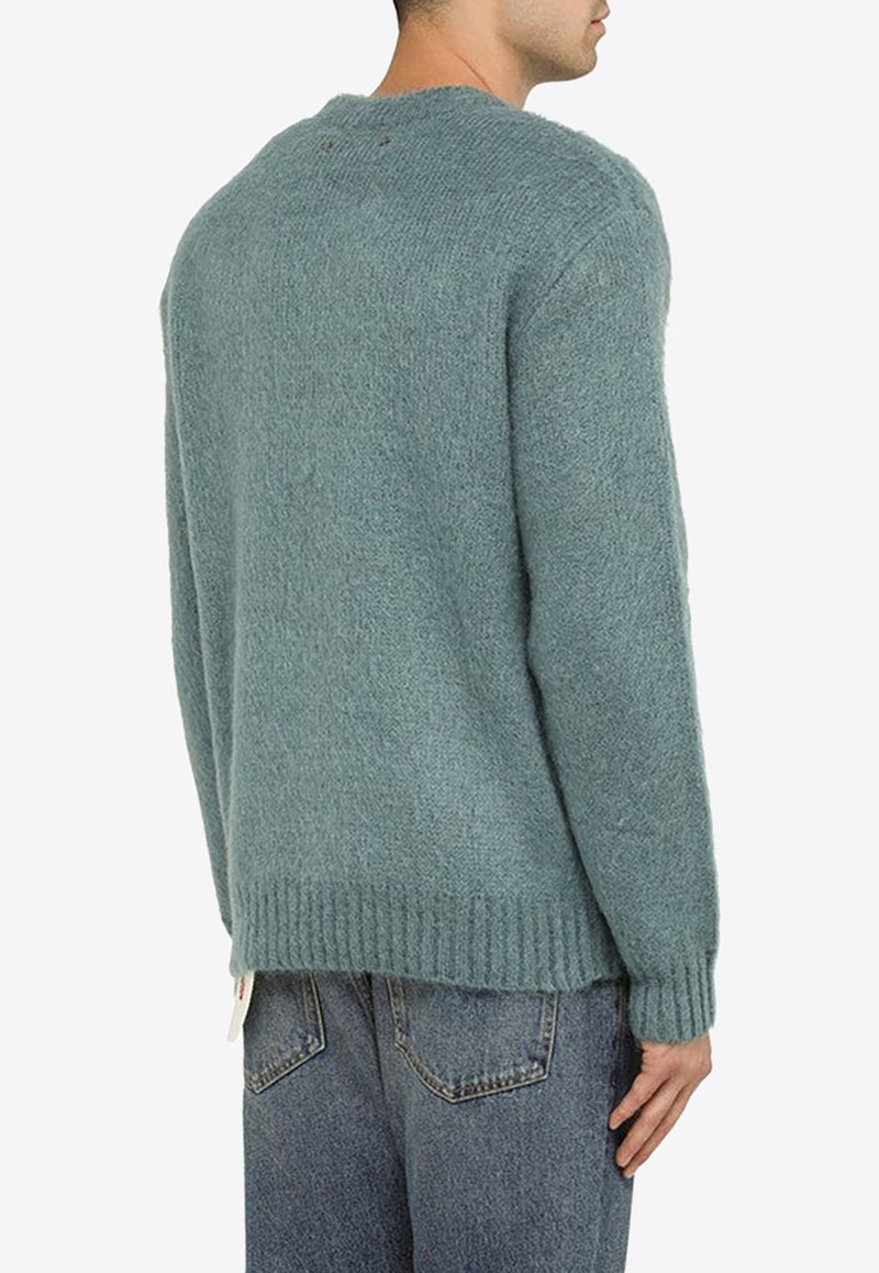 Golden Goose DB Spring Lake Mohair Sweater Light Blue GMP00841P001183/N_GOLDE-50792