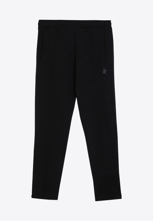 Golden Goose DB Logo Star Print Track Pants Black GMP00877P000525/P_GOLDE-90100