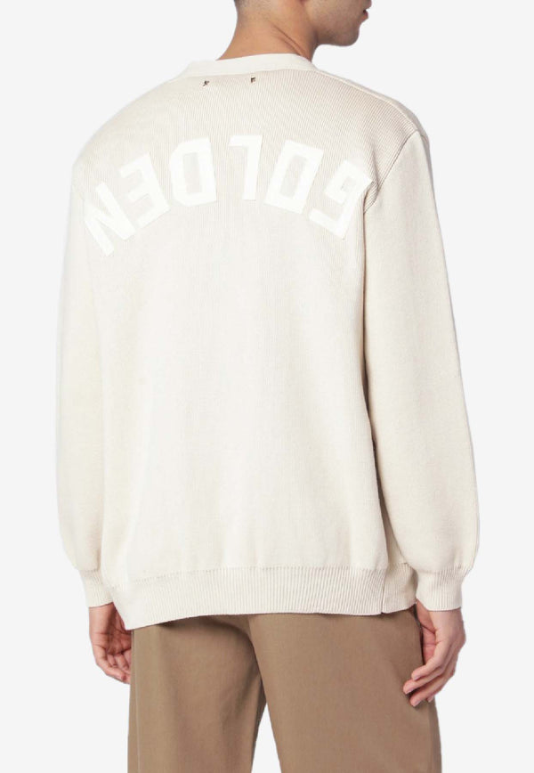 Golden Goose DB Buttoned Ribbed Cardigan Beige GMP00946P001972/S_GOLDE-55550