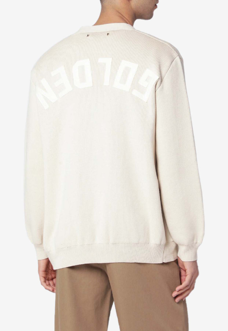 Golden Goose DB Buttoned Ribbed Cardigan Beige GMP00946P001972/S_GOLDE-55550