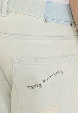 Golden Goose DB Printed Ripped Jeans Blue GMP01186P000635/O_GOLDE-50100