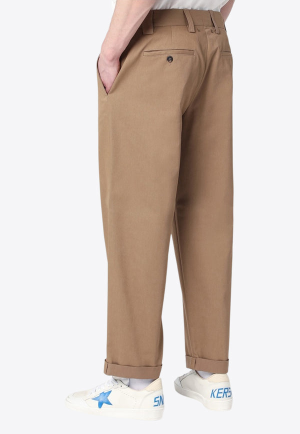 Golden Goose DB Straight-Leg Chino Pants Beige GMP01190P000786/R_GOLDE-15369