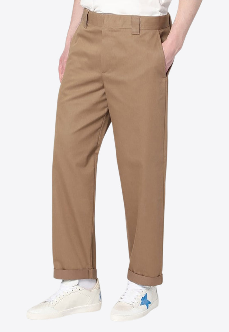 Golden Goose DB Straight-Leg Chino Pants Beige GMP01190P000786/R_GOLDE-15369
