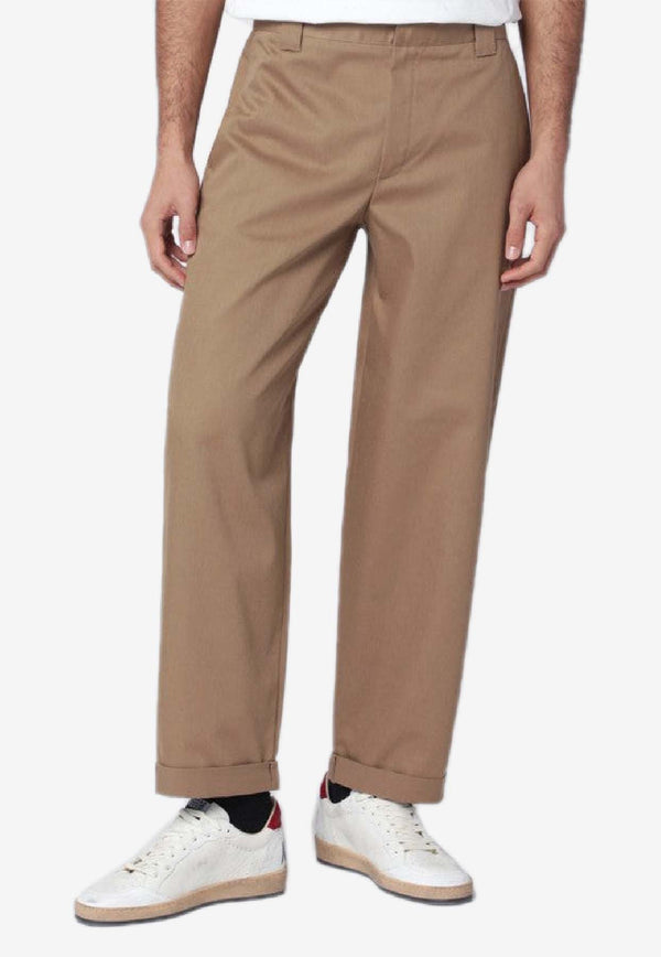 Golden Goose DB Straight-Leg Chino Pants Beige GMP01190P000786/S_GOLDE-15369