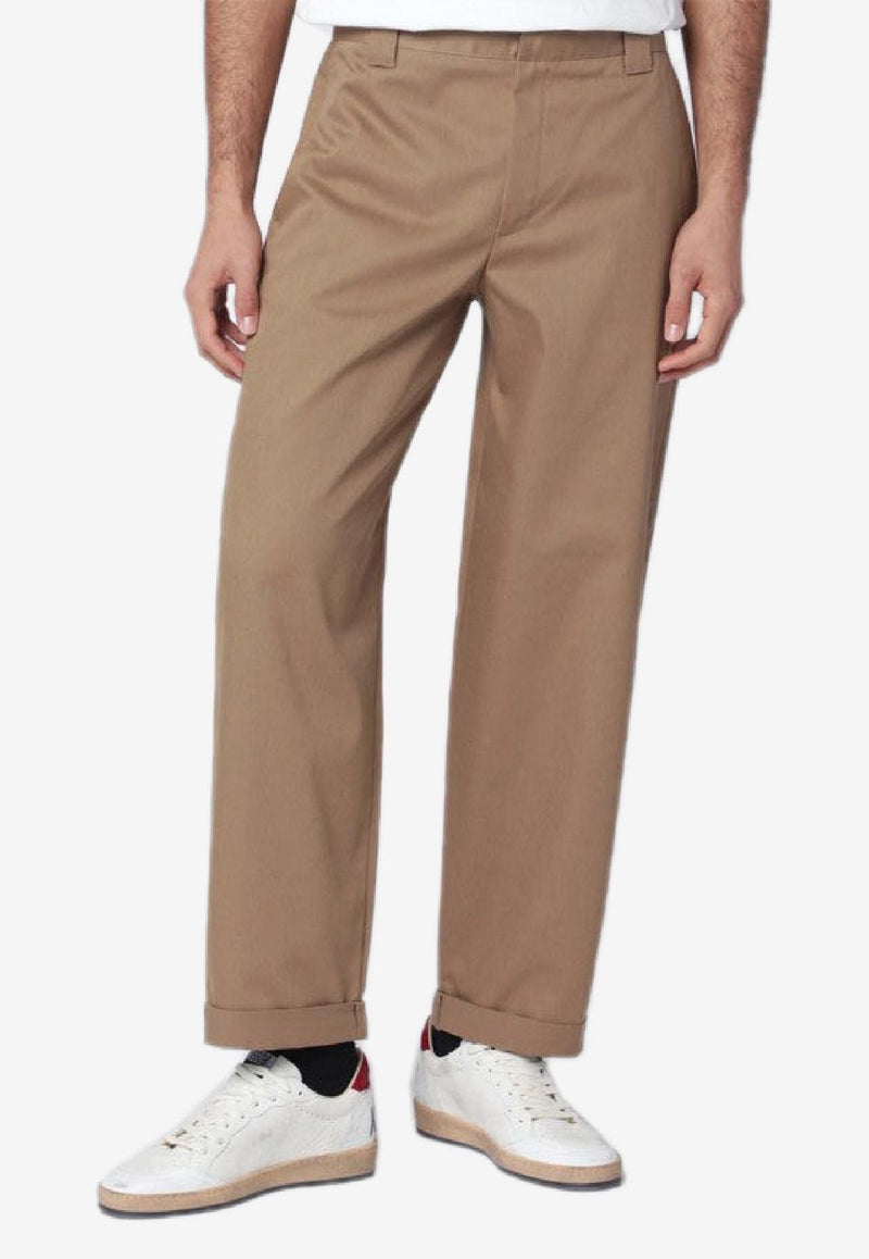 Golden Goose DB Straight-Leg Chino Pants Beige GMP01190P000786/S_GOLDE-15369