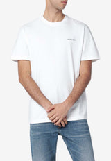 Golden Goose DB Logo Crewneck T-shirt White GMP01220P002380/S_GOLDE-10363