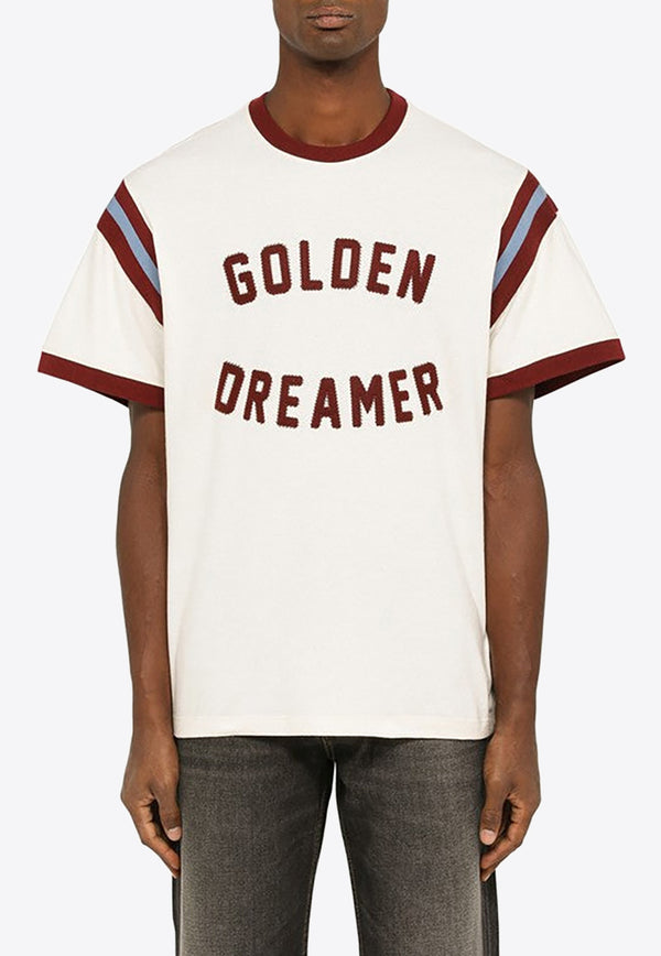 Golden Goose DB Dreamer Logo Lettering T-shirt White GMP01534P001205/N_GOLDE-11570
