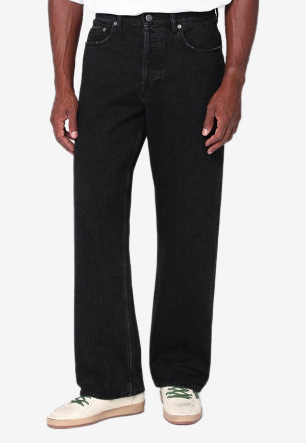 Golden Goose DB Straight-Leg Vintage Jeans Black GMP01636P000625/R_GOLDE-90100