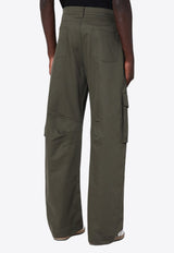 Golden Goose Wide-Leg Cargo Pants Green GMP01868P001558/P_GOLDE-35548