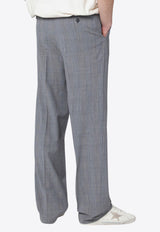 Straight-Leg Tailored Pants