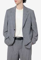 Prince of Wales Single-Breasted Jacket