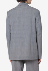 Prince of Wales Single-Breasted Jacket