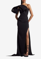 Maticevski Darkness One-Shoulder Gown Black GO5261A/23BLACK