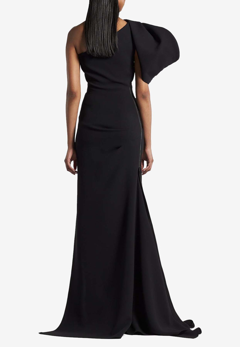 Maticevski Darkness One-Shoulder Gown Black GO5261A/23BLACK