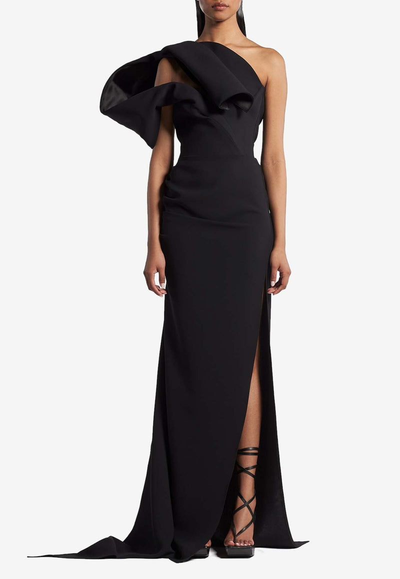 Maticevski Darkness One-Shoulder Gown Black GO5261A/23BLACK