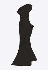 Maticevski Provenance One-Shoulder Maxi Dress Black GO5371/23BLACK