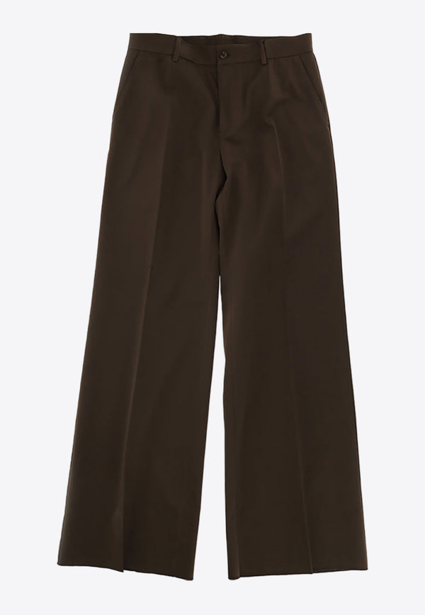 Dolce & Gabbana Wide-Leg Tailored Pants Brown GP01PT_FU60L_M3927